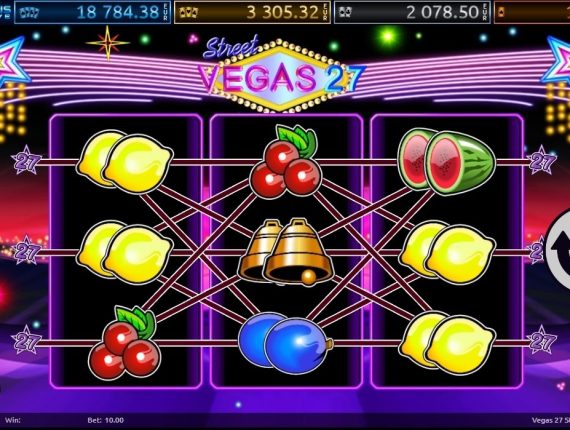 machine à sous Vegas 27 écran 1